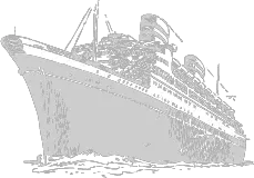 historia ocean liner barco vintage