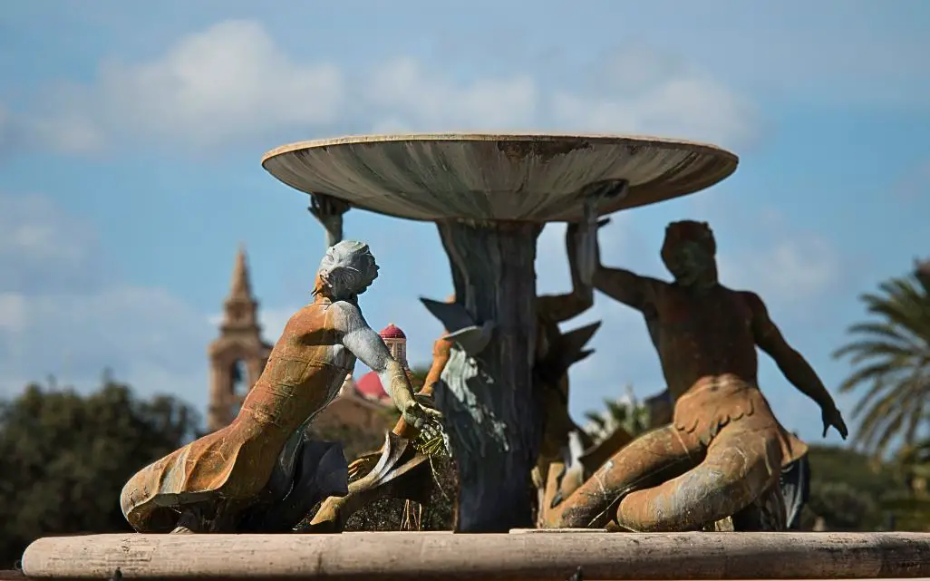 La Valletta - Fuente del Tritón