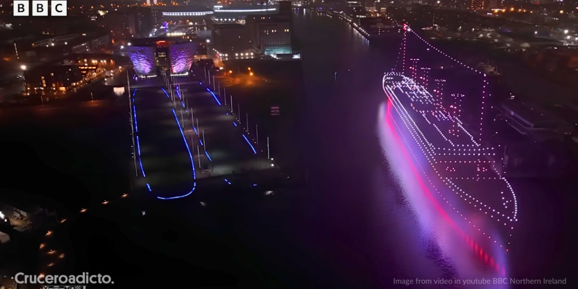 Video Titanic en Belfast con drones