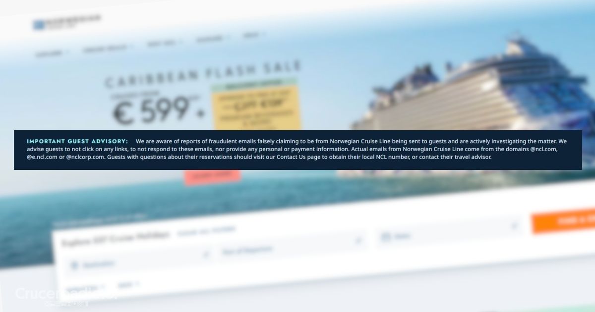 NCL Website alerta de fraude